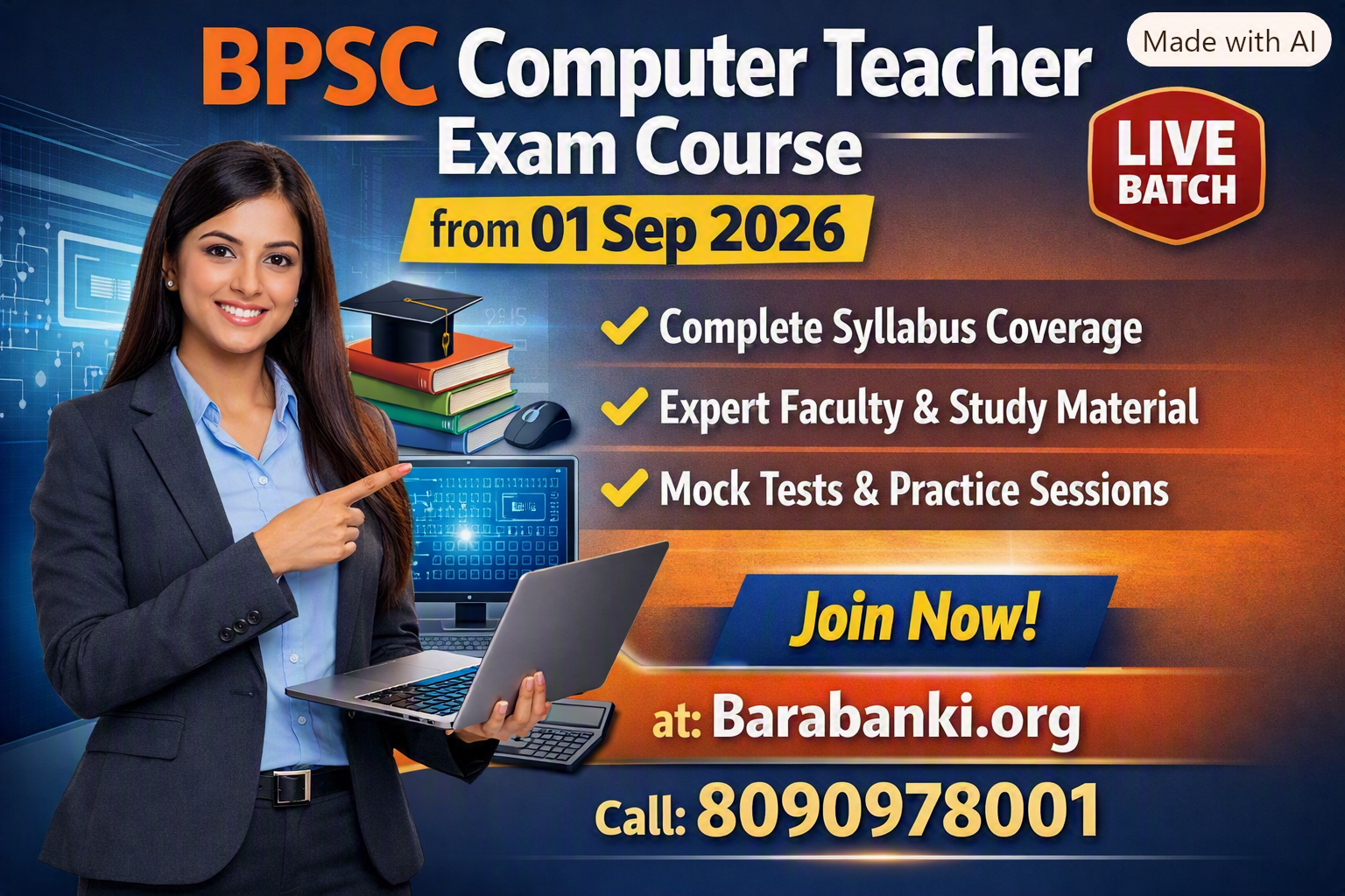 BPSC Computer Teacher classroom preparation